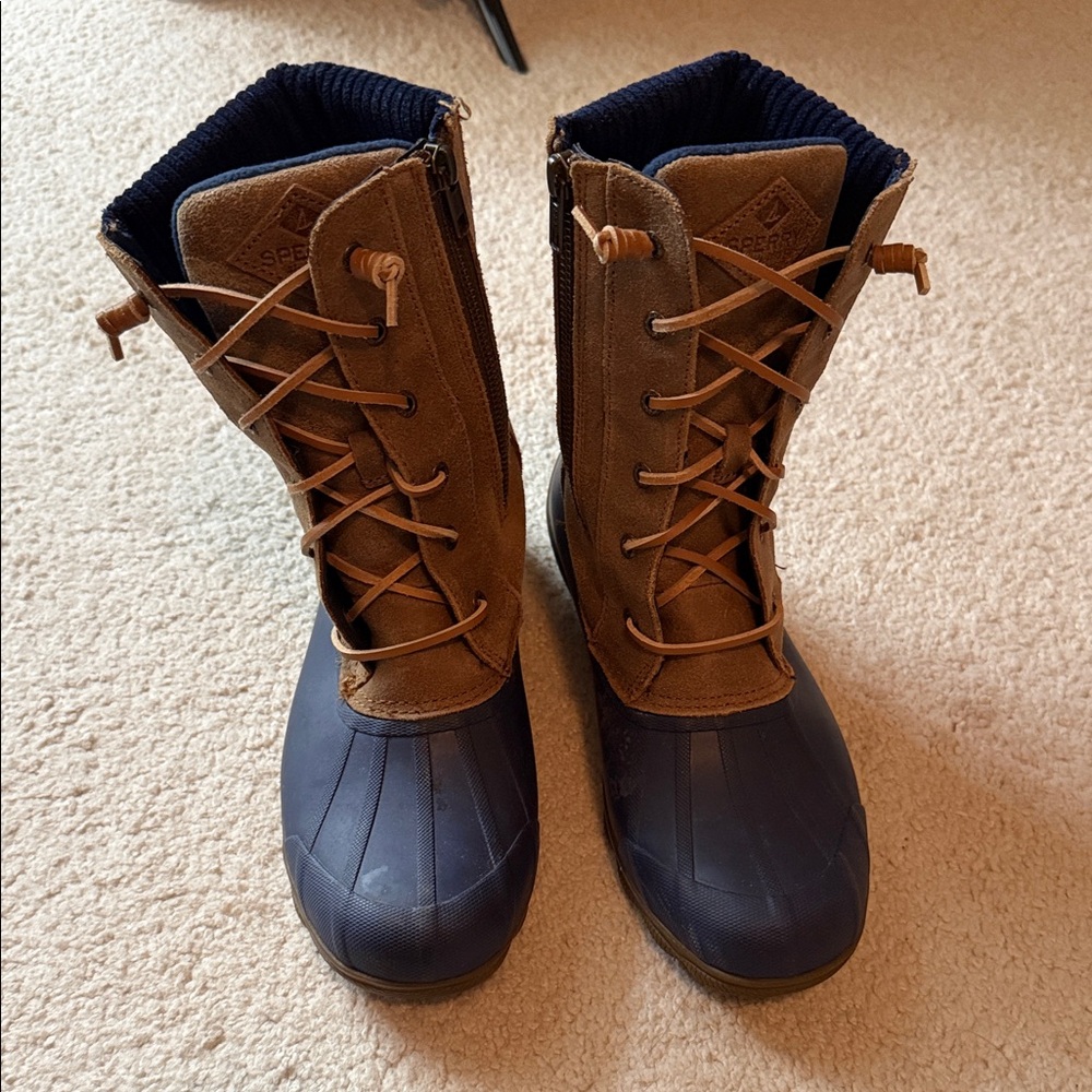 Sperry Saltwater Waterproof Rain Duck Boots - 8.5